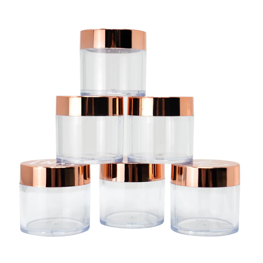 30g Rose Gold Mixing Jars 6pk