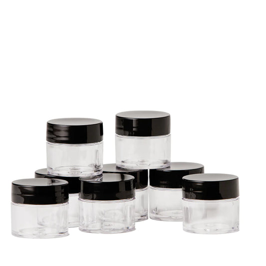 1/4oz White Mixing Jars 4pk