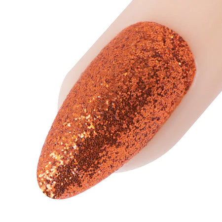 Golden Orange Glitter